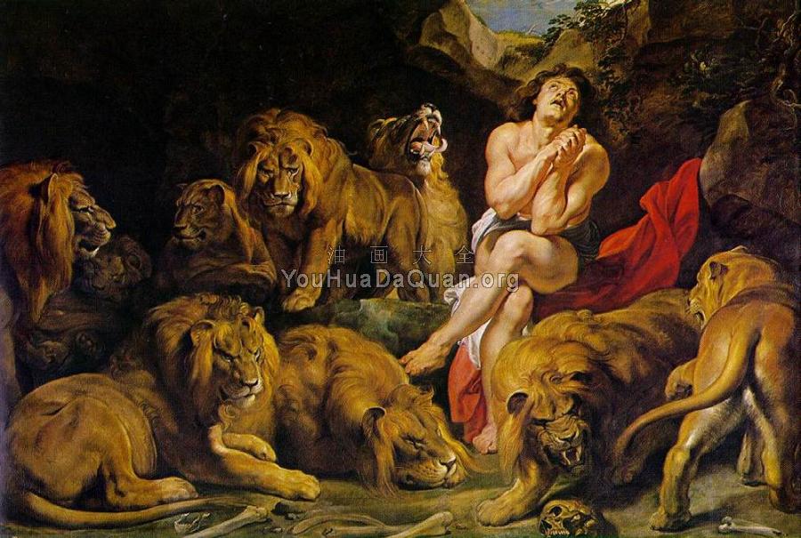 Daniel in the Lion's Den - 彼得·保罗·鲁本斯